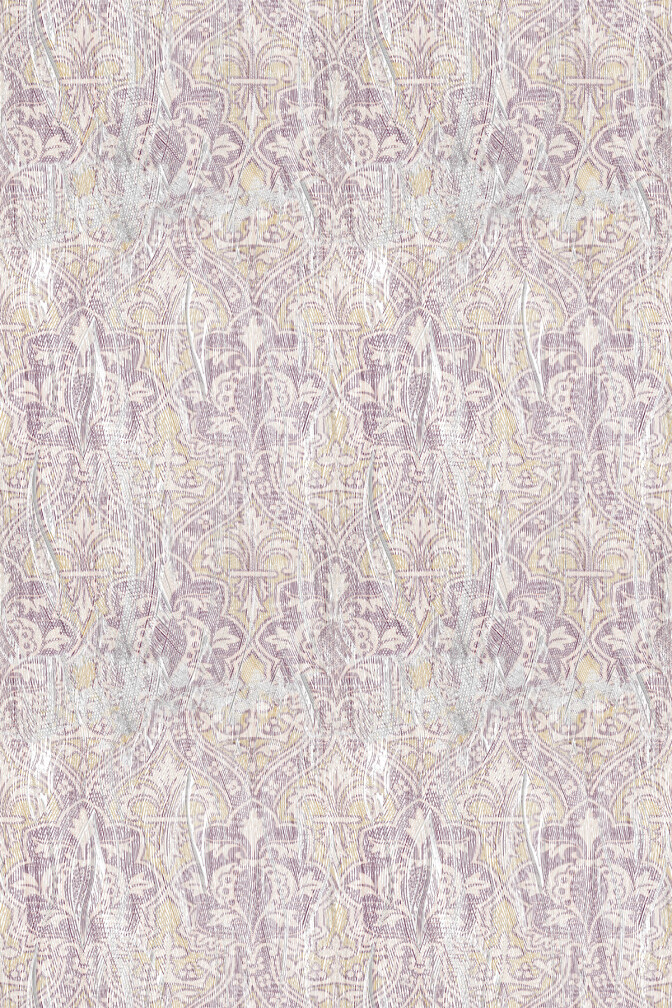 Painted Pugin Wallpaper