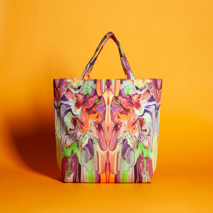 Marble Gum Shopper Bag