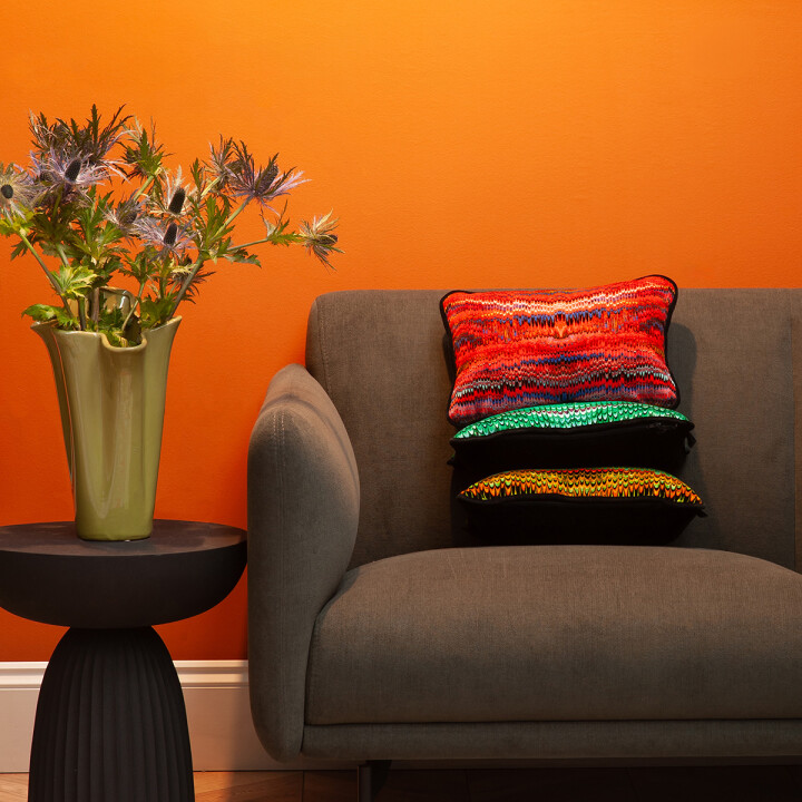 Nonpareil Red And Blue Cushion / image 4