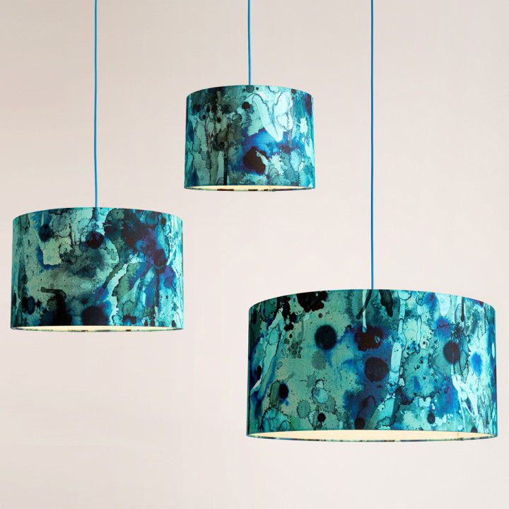 Storm Blotch Lampshade