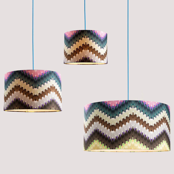 Zig Zag Moth Lampshade