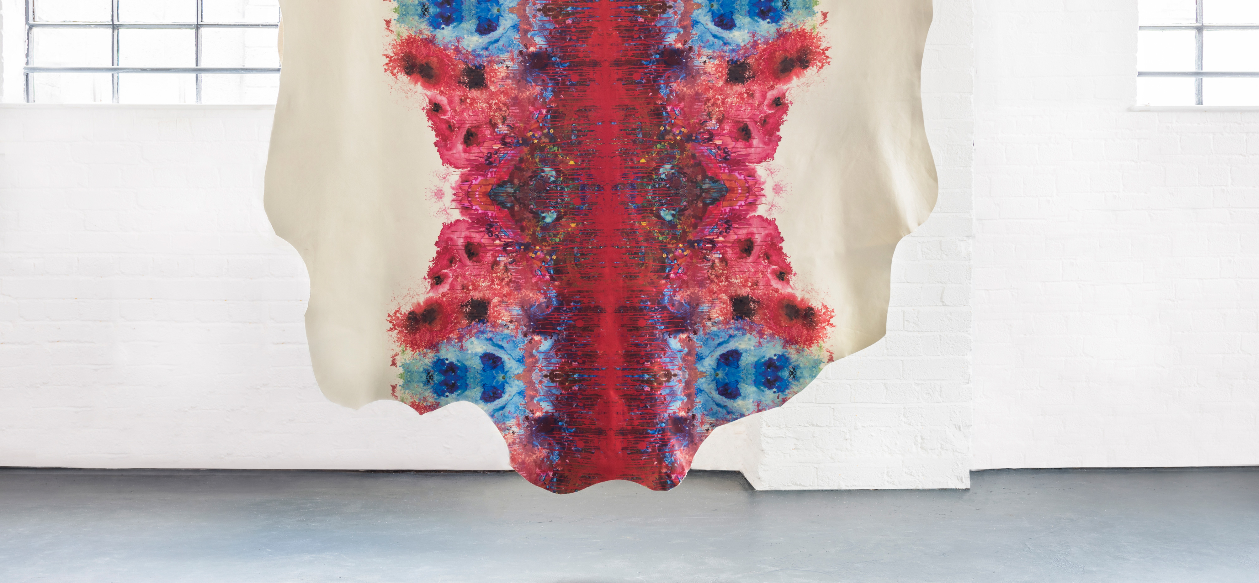 Bill Amberg x Timorous Beasties: Printed Leather Hide 