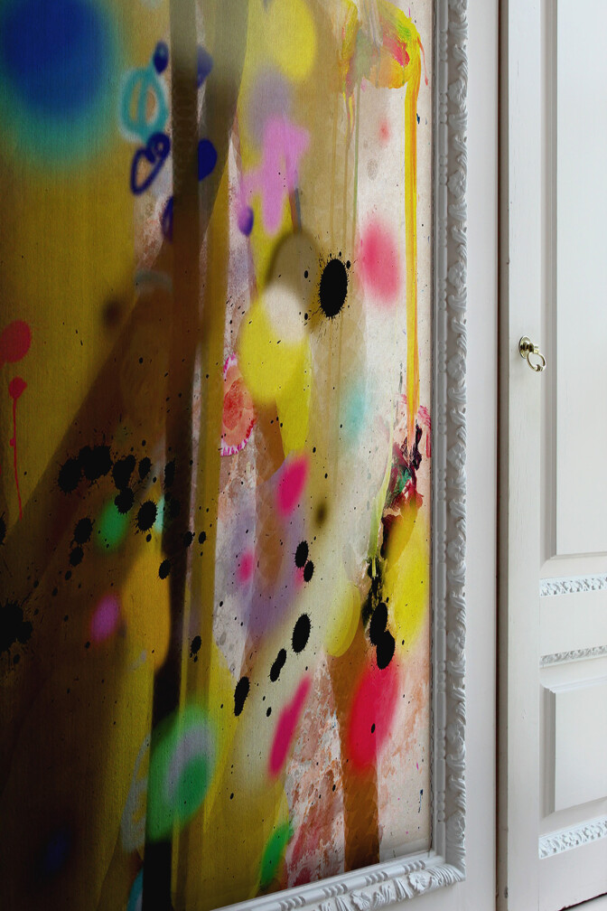 Graffiti Stripe Superwide Wallpaper Panel / image 3