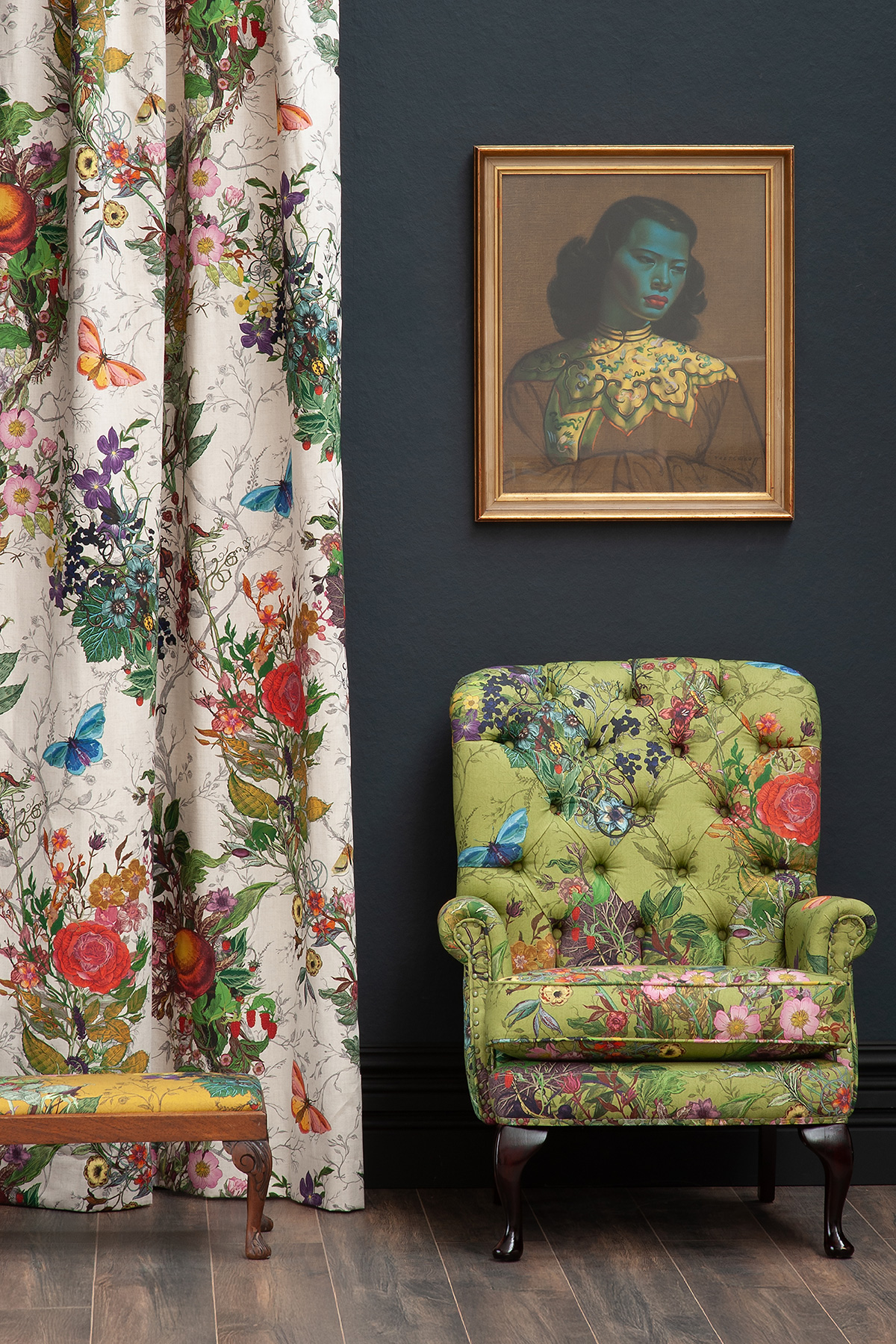 Bloomsbury Garden Cotton Linen Fabric / image 3