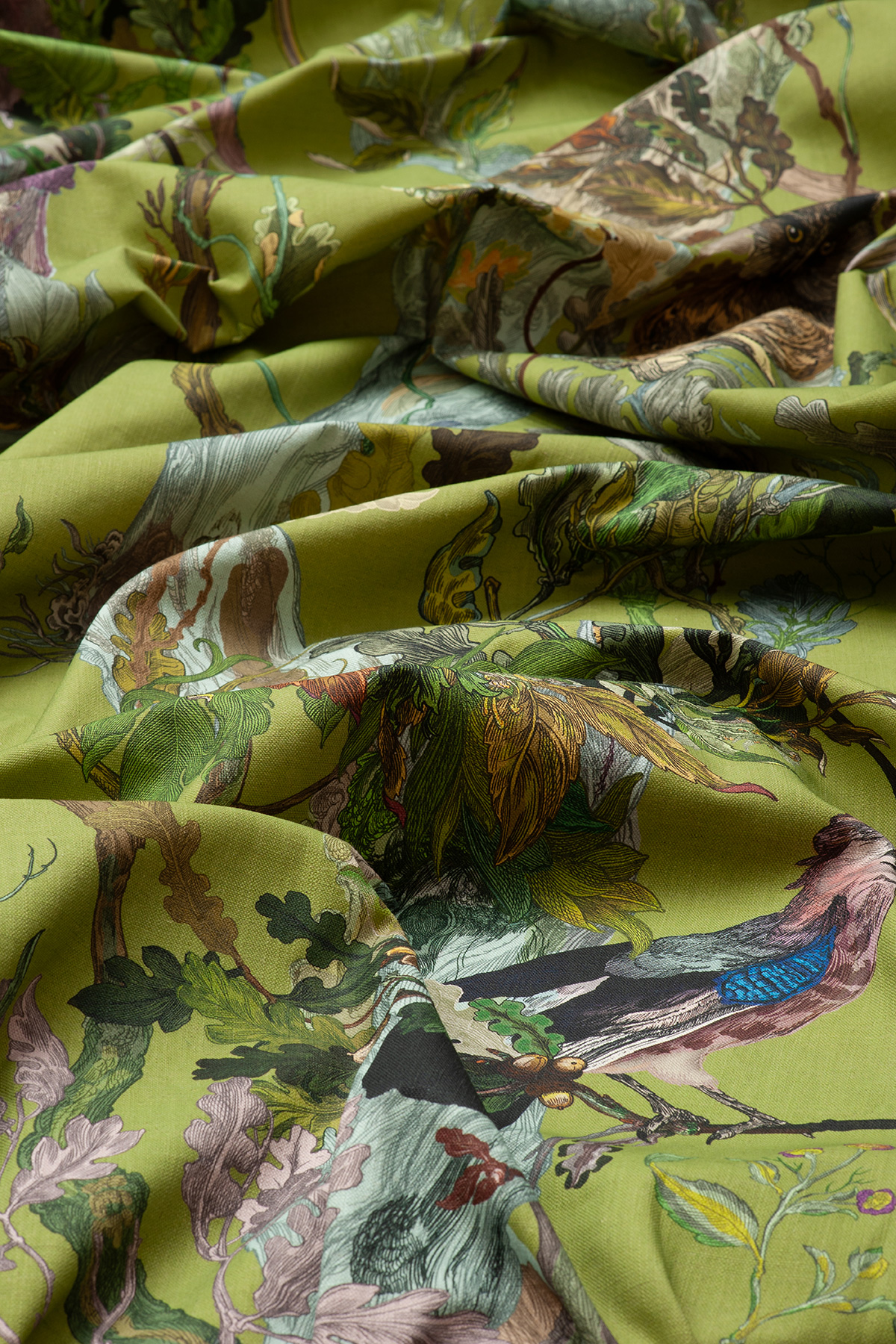 Indie Wood Cotton Linen Fabric / image 4