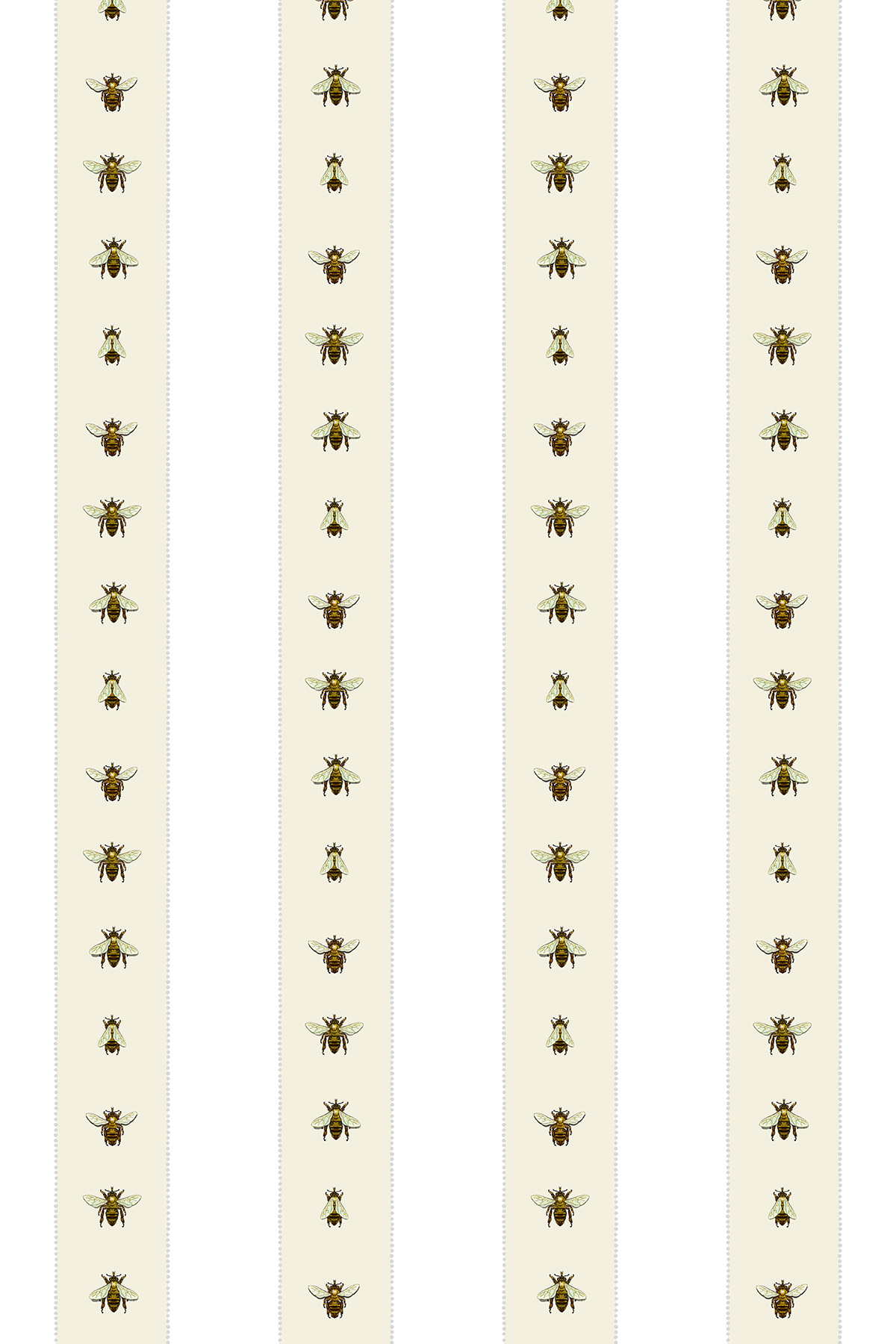 Wild Honey Bee Line Wallpaper
