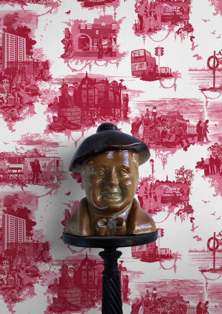 Edinburgh Toile Wallpaper / image 2