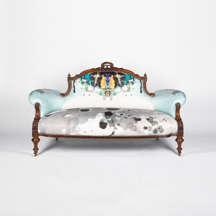 Moondust Victorian Couch