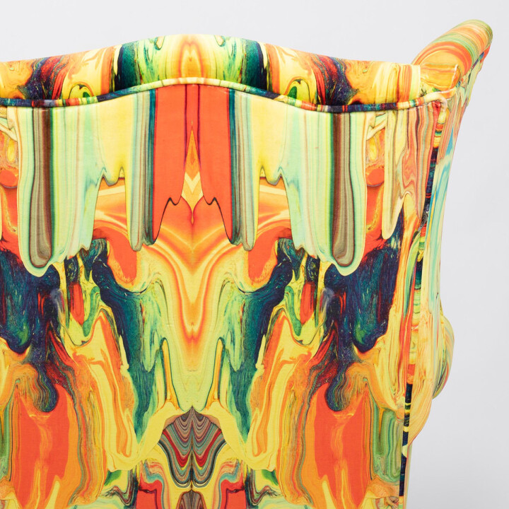 Marble Gum Velvet Fabric / image 2
