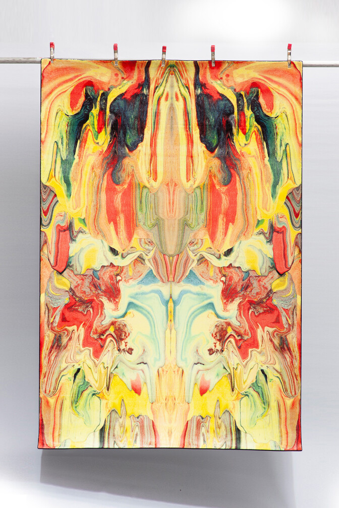 Marble Gum Art Rug