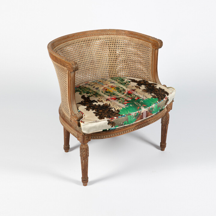 Totem Damask Rattan Chair