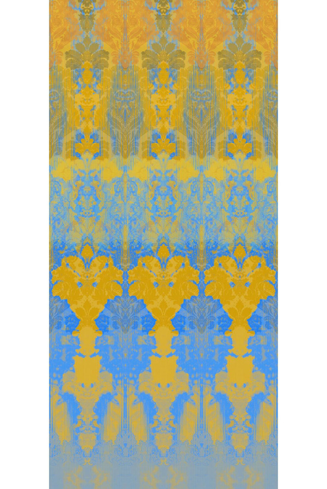 Ikat Damask Wallpaper Panels