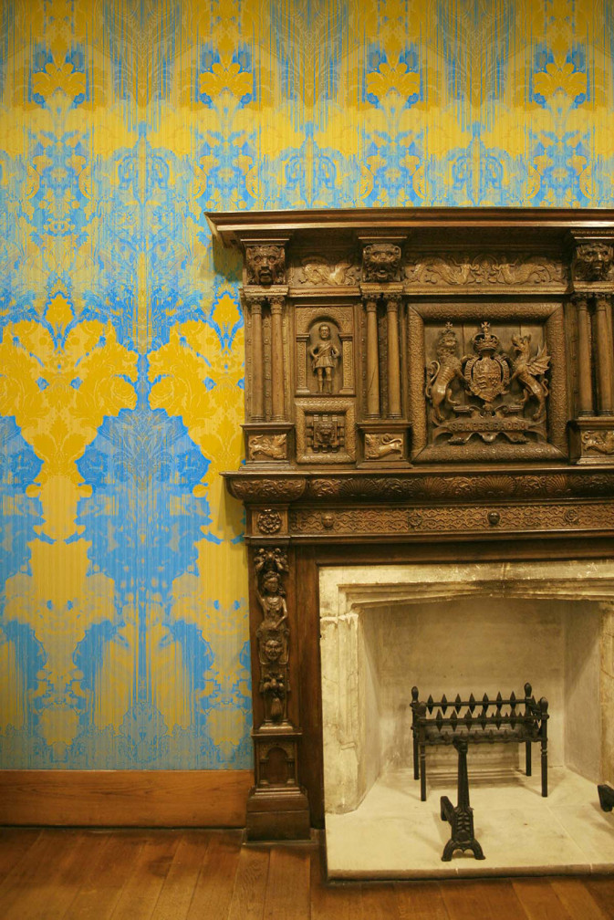 Ikat Damask Wallpaper Panels / image 4
