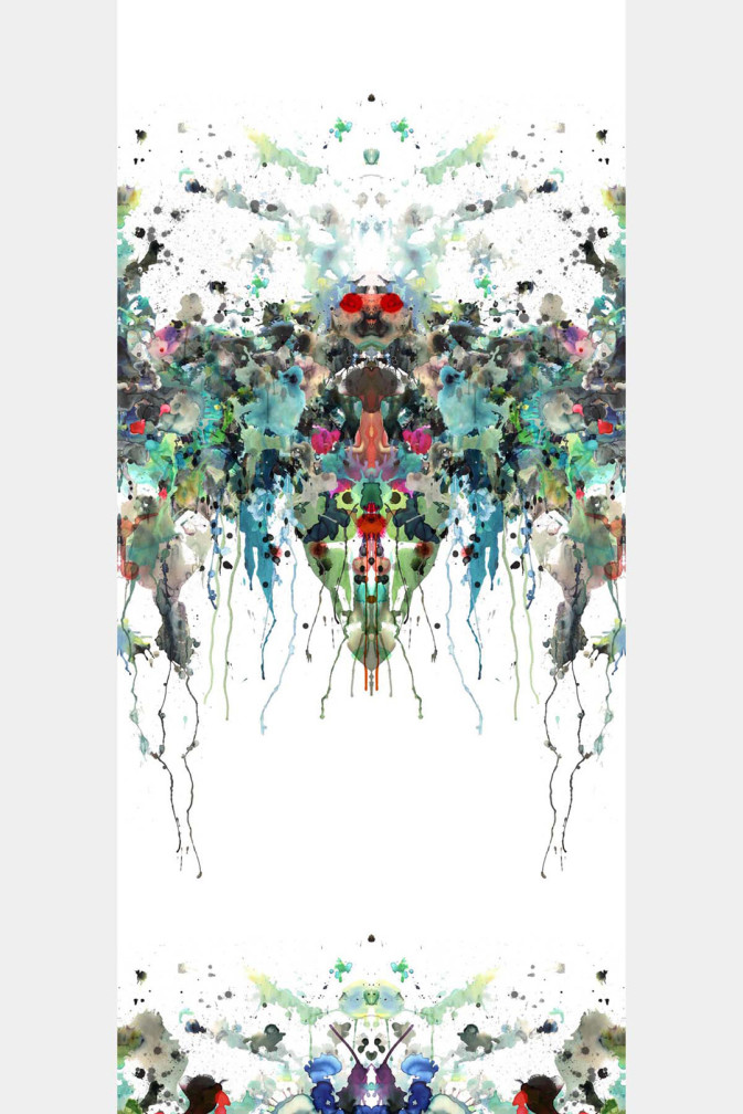 Kaleido Splatt Panel Fabric