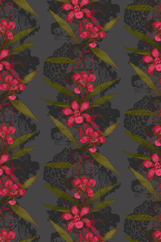 Oriental Orchid Wallpaper