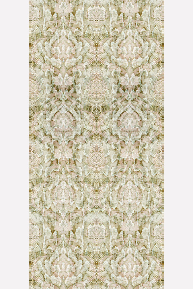 Snakeskin Damask Superwide Wallpaper Panel