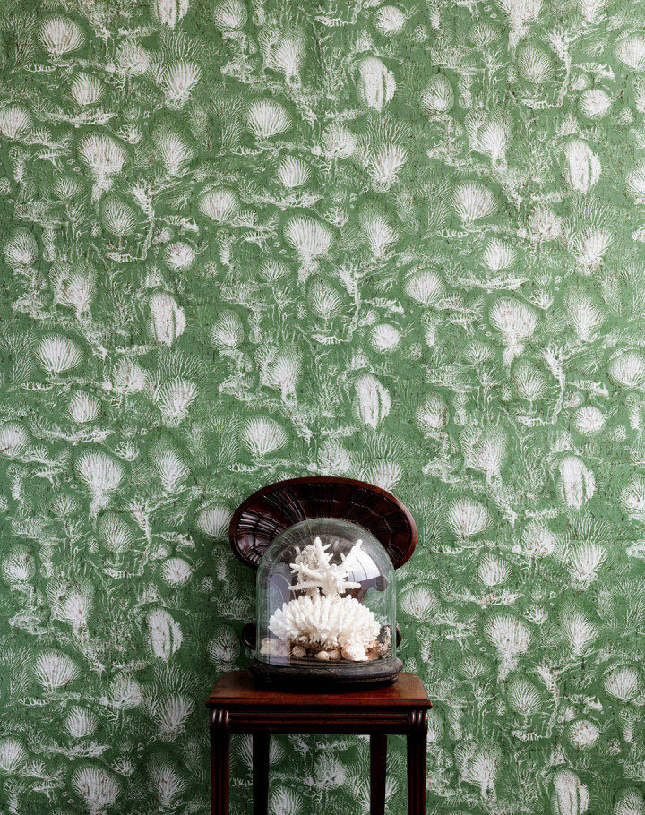 Coral Blotch Cork Wallpaper / image 2