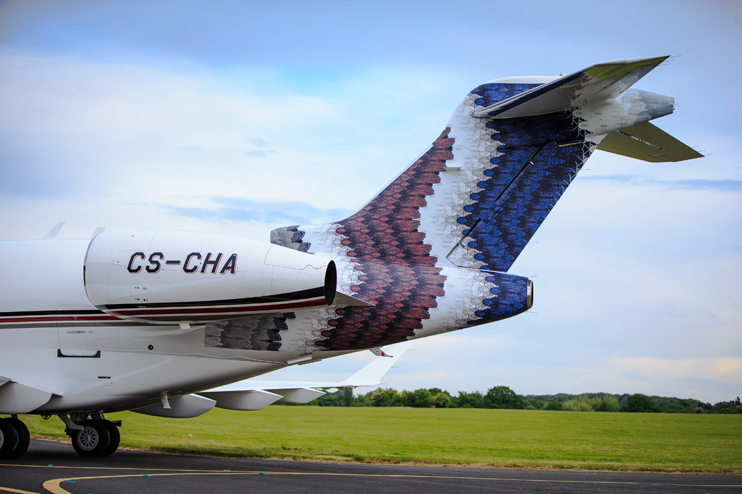Flying in Pattern: NetJets x Timorous Beasties